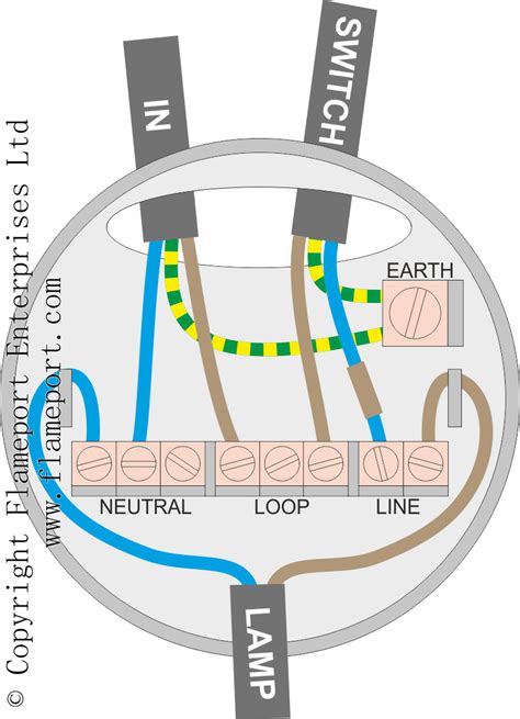 ceiling rose light junction box|ceiling lighting wiring rose.